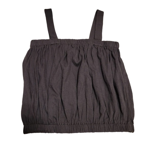 Melrose and Market Dark Gray Cropped Tank - Girls Size M" - Picture 1 of 5